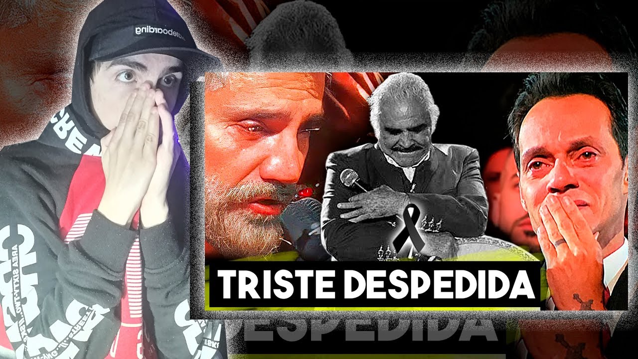 URUGUAYO REACCIONA Así Fue La EMOTIVA Despedida De Vicente Fernández ...