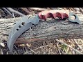 Making a Karambit Knife From Plow Parts