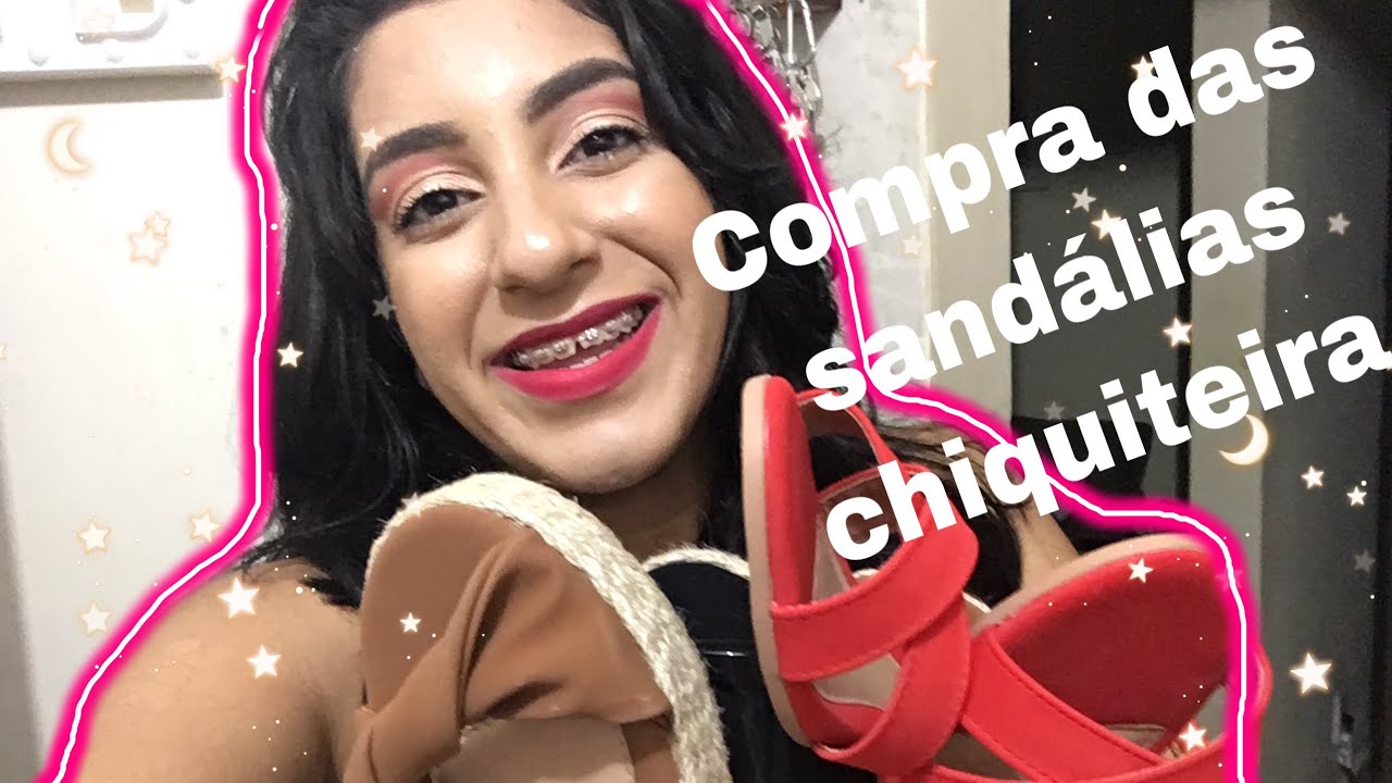 sandálias chiqueteiras