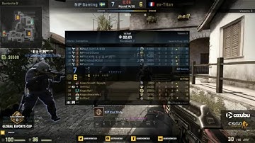 NiP vs ex-Titan de_inferno map1 Gameshow Global eSports Cup