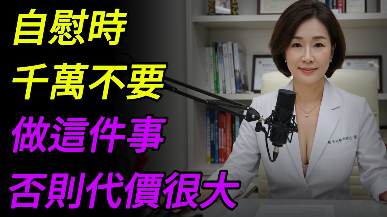 泌尿科醫師：男性70歲後常忽略的4個自慰錯誤…可能付出高昂代價