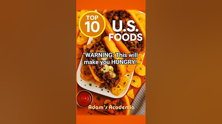Top 10 US Local Foods 🇺🇸 | Must-Try American Dishes! #Shorts