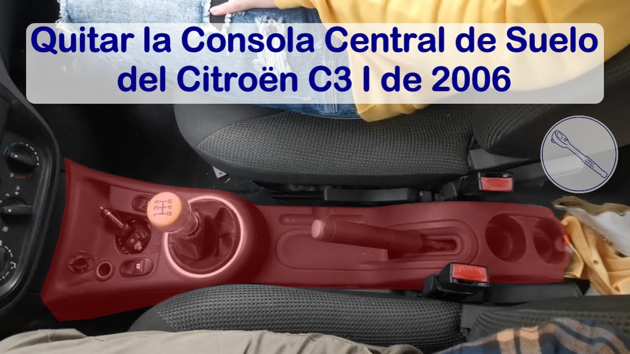 Citroën C3 I de 2006, Quitar la Consola Central del Habitaculo (Interior)