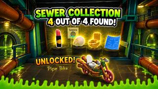 I FOUND ALL 4 SECRET SEWER ARTIFACTS & UNLOCKED THE PIPE BIKE! #wobblylife #ps5 #nintendo #gaming