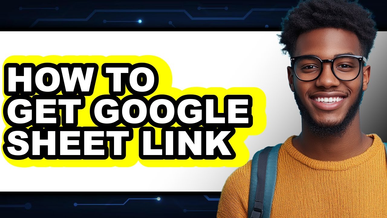 How to Get Google Sheet Link (easy Method) - YouTube