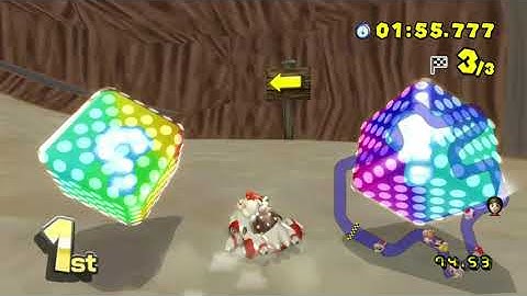 Mario Kart Wii (Fusion) Custom Tracks - Mirror (1 Player) #027 with Dry Bowser Jr.
