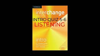 INTRO QUIZ UNIT 5-6 A