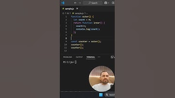 #12 JavaScript Interview Questions | Closure in Javascript  #javascript #coding #js #ts #shorts