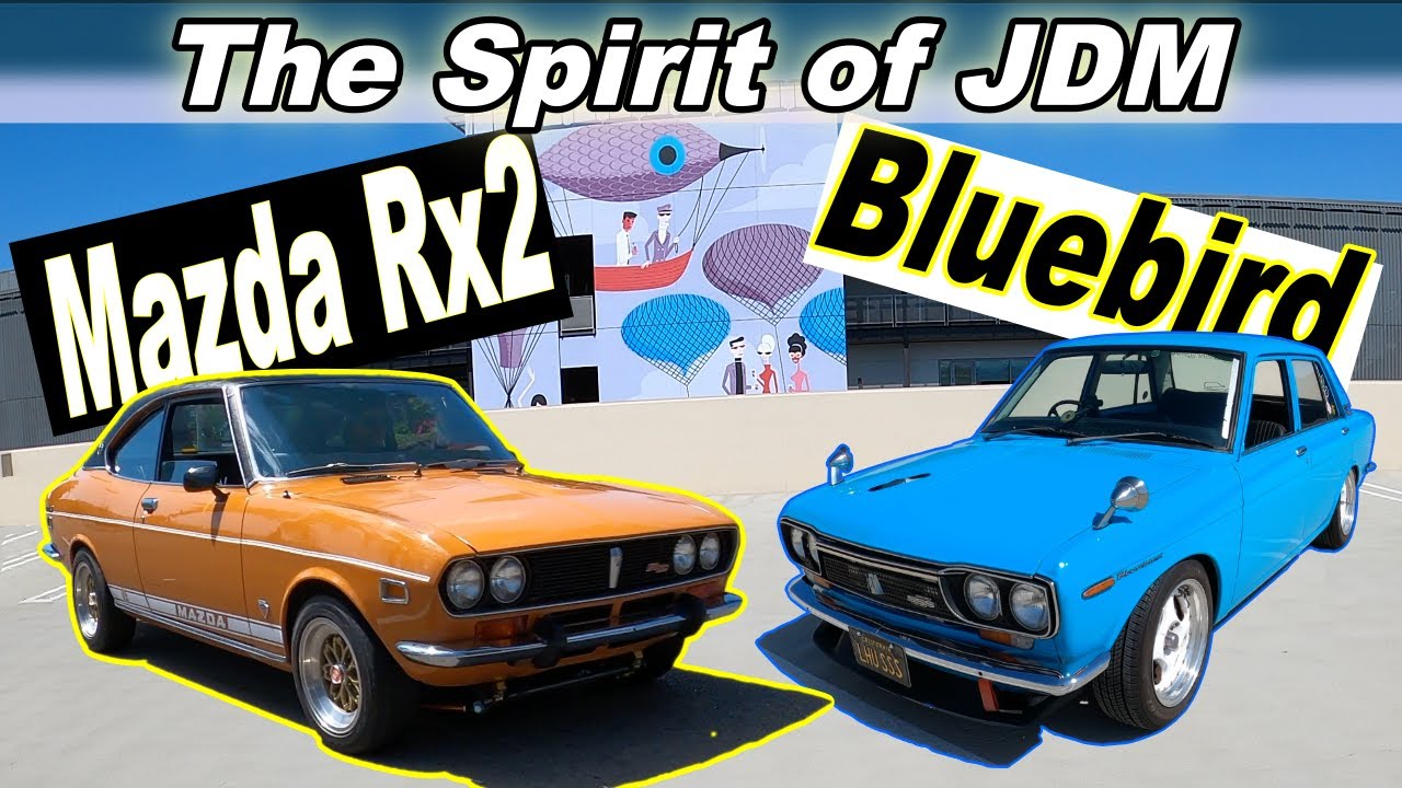 Mazda RX2 and Datsun Bluebird- Two classic JDM icons under one