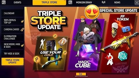 🤯OB52 TRIPLE STORE UPDATE FREE FIRE🤩🔥| NEXT MAGIC CUBE STORE UPDATE💥| FREE FIRE NEW EVENT TAMIL
