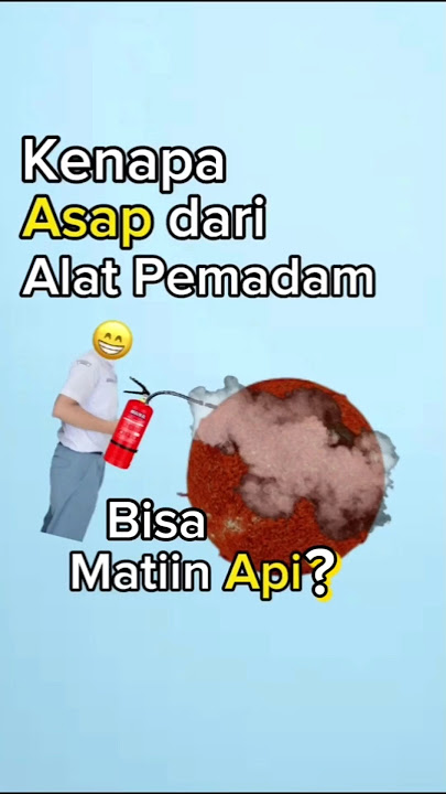 Kenapa Asap Dari Alat Pemadam Bisa Padamin Api, Cuma Asap Biasa Kann?🤔🧯