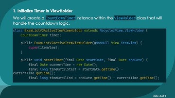 Solving the Flickering Countdown Timer Issue in RecyclerView for Android Development