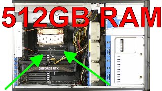 Server do Racku - 512GB RAM, Threadripper Pro 64 vláken, redundantní zdroj