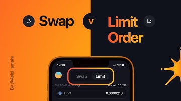 Swap vs Limit Order: What
