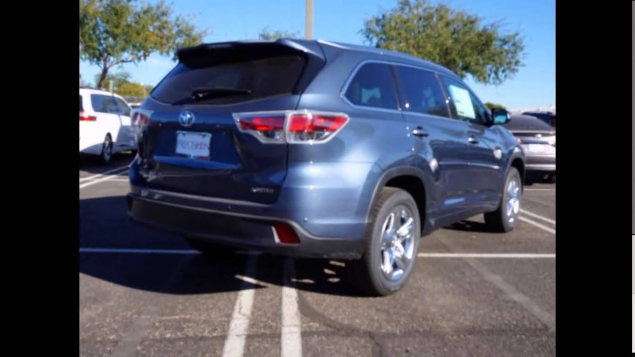 2015 Toyota Highlander Xle >> 2016 Toyota Highlander Limited Shoreline Blue Pearl - YouTube 2015 Toyota Highlander Xle >> 2016 Toyota Highlander Limited Shoreline Blue Pearl - YouTube