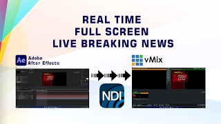 After Effect NDI To Vmix Live Full Breaking news