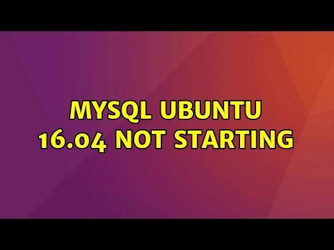 Ubuntu: MySQL Ubuntu