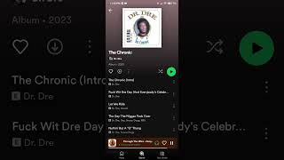 Dr.Dre returns The Chronic in Spotify