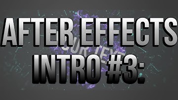 After Effects Intro #3: 2D Futuristic Space Template! Free Download!