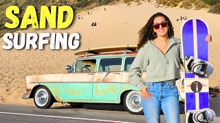 Download Lagu Can We Slide Down This GIANT Sand Hill With A Snowboard?? MP3