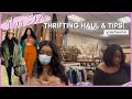 Thrift with Me & P!| Best Plus Size Thrift Store Tips| Thrift Store Plus Size Haul