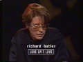 Capture de la vidéo Richard Butler (Lovespitlove) 120 Minutes 1997 Interview