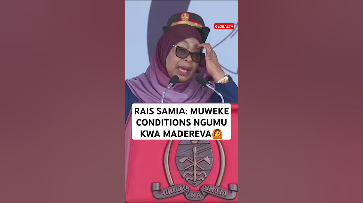 🤔RAIS SAMIA: MUWEKE CONDITIONS NGUMU KWA MADEREVA🙆🔥🙏 #globaltv #raissamiasuluhuhassan #breaking