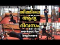 First Day At Gym Malayalam| Full Workout For Beginners| Warmup| Cool Down| Certified Fitness Trainer