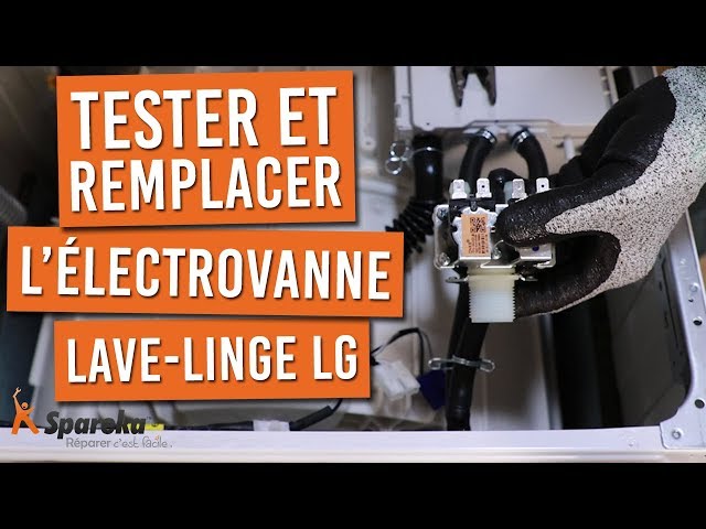 Comment tester et changer l'électrovanne de votre lave-linge LG ? - YouTube