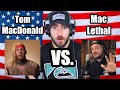 Tom MacDonald VS. Mac Lethal (Full Diss Track Battle REACTION)