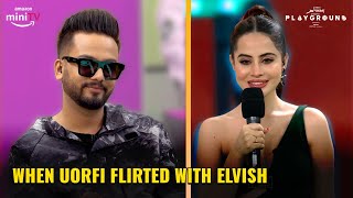 When Uorfi Flirted With Elvish Yadav | Watch Full Ep on Amazon miniTV | Playground 3