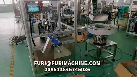 Aluminum cap metal closure tapa wadding lining foam liner inserting machine