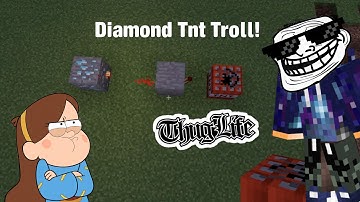 How To Make A Working redstone, diamond, Tnt Trap! (Tutorial!)