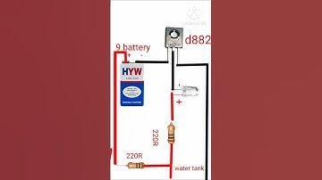 Water Level Detector circuit #electronic #shorts