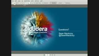 Cloudera Presenting for Big Data Utah @ IHC