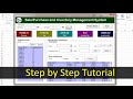 Inventory management form in excel  step by step complete tutorial