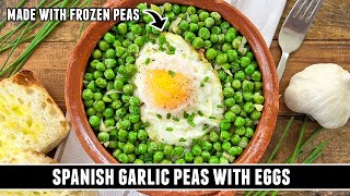Spanish Garlic Peas with Eggs | Quick & EASY 20 Minute Recipe by Spain on a Fork 14,094 views 3 weeks ago 7 minutes, 19 seconds
