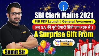 SBI Clerk Mains 2021 | PIB PDF Launch | General Awareness | अब GA की पूरी तैयारी सिर्फ़ एक PDF से !!