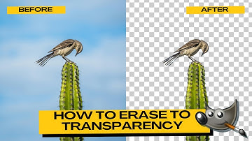 How to Erase to Transparency in GIMP (2 Simple Ways)