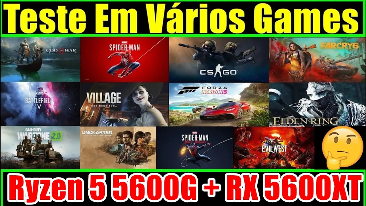 Teste Ryzen 5 5600G RX 5600XT 5600G Deu Conta YouTube teste-ryzen-5-5600g-rx-5600xt-5600g-deu-conta-youtube
