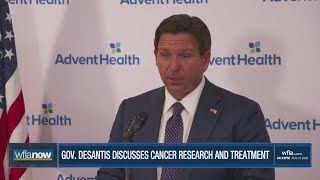 Gov. Ron DeSantis holds press conference in Orlando for cancer research and treatment