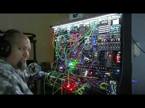 Eurorack modular - Friday patch from scratch, truly have no idea what Im doing.