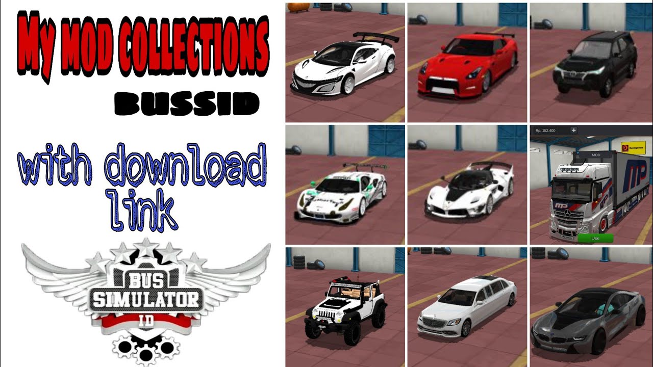 My mod collection in bus simulator indonesia  with download link