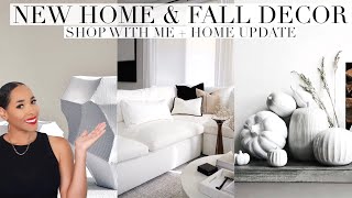 NEW HOME DECOR SHOP WITH ME AT CB2, CRATE&amp;BARREL AND POTTERY BARN + HOME UPDATE