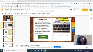 Using Text to Speech with Google Slides
