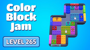Color Block Jam Level 265 Solution Walkthrough