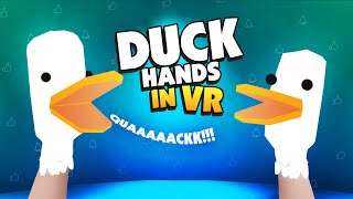 My HANDS Are DUCKS And This VR Game is HARD!