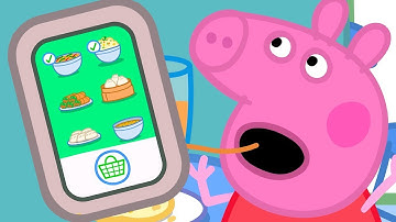 Peppa Pig Tales 🍔 Peppa Gets A TAKEAWAY 🍕 Peppa Pig Episodes