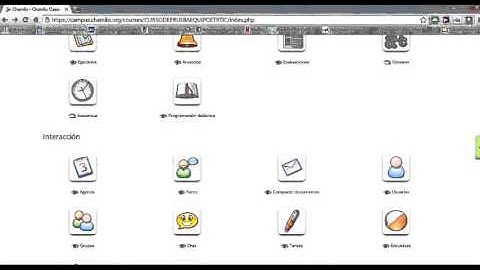 Herramientas de Chamilo