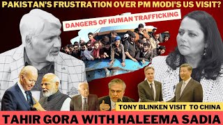 Pakistan&#39;s frustration over PM Modi US Visit?Tony Blinken&#39;s China visit,Dangers of human Trafficking